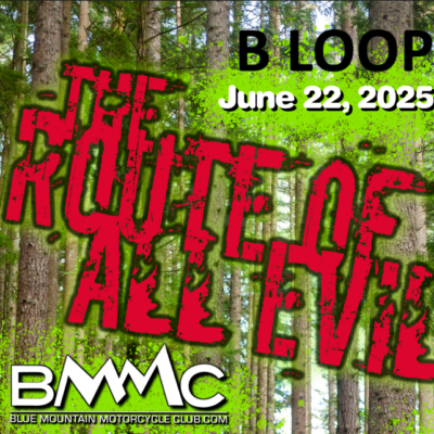 Route of All Evil Fun Ride - B LOOP RIDE ONLY