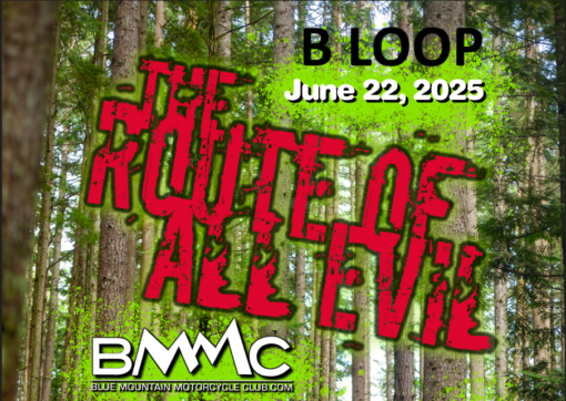 Route of All Evil Fun Ride - B LOOP (with BMMC membership)